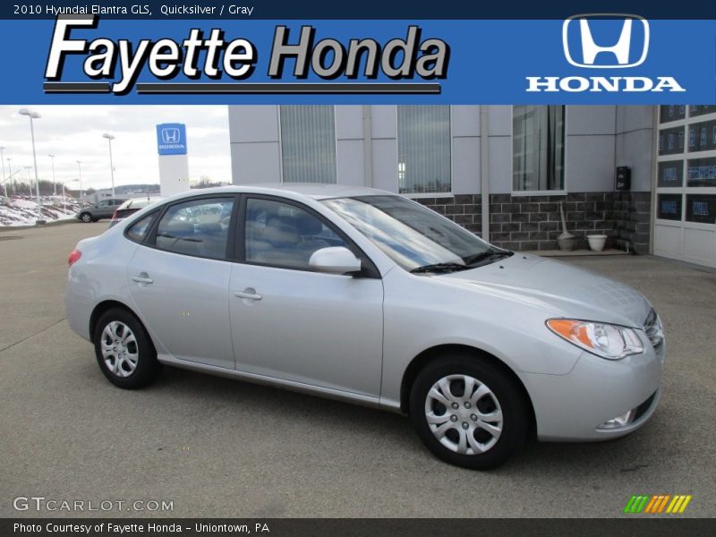 Quicksilver / Gray 2010 Hyundai Elantra GLS