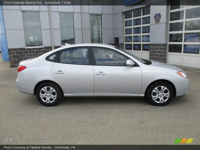 Quicksilver / Gray 2010 Hyundai Elantra GLS
