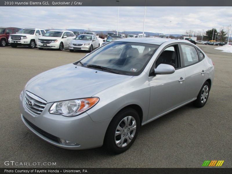 Quicksilver / Gray 2010 Hyundai Elantra GLS