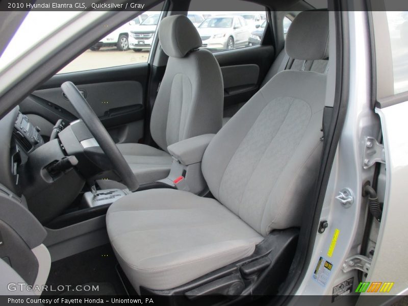 Quicksilver / Gray 2010 Hyundai Elantra GLS