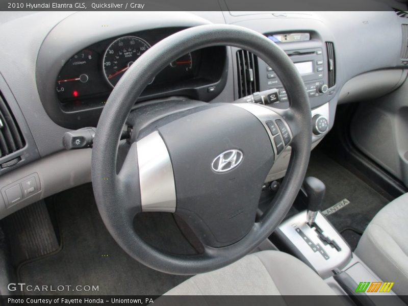 Quicksilver / Gray 2010 Hyundai Elantra GLS