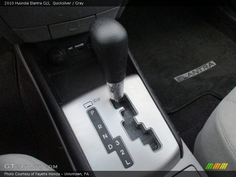 Quicksilver / Gray 2010 Hyundai Elantra GLS