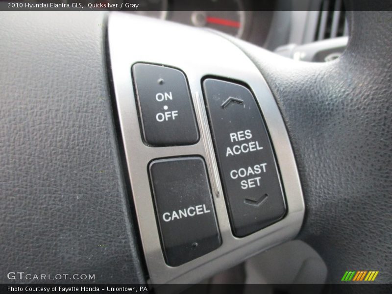 Quicksilver / Gray 2010 Hyundai Elantra GLS