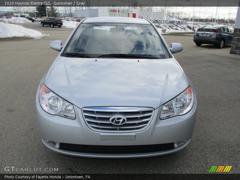 Quicksilver / Gray 2010 Hyundai Elantra GLS
