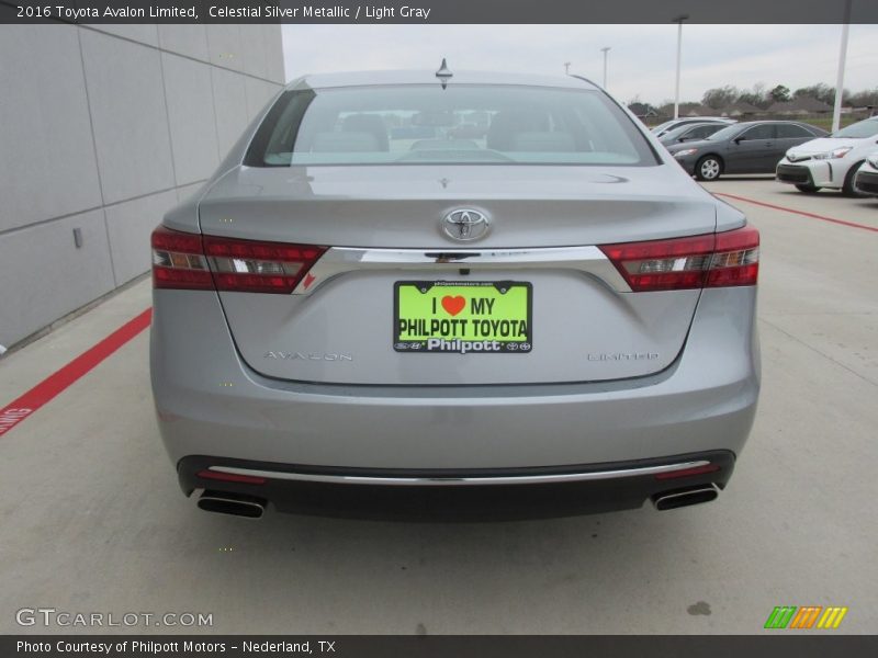 Celestial Silver Metallic / Light Gray 2016 Toyota Avalon Limited