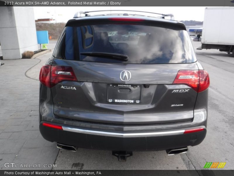 Polished Metal Metallic / Ebony 2012 Acura MDX SH-AWD Advance