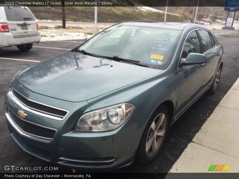 Silver Moss Metallic / Ebony 2009 Chevrolet Malibu LT Sedan