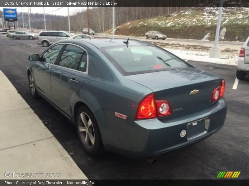 Silver Moss Metallic / Ebony 2009 Chevrolet Malibu LT Sedan