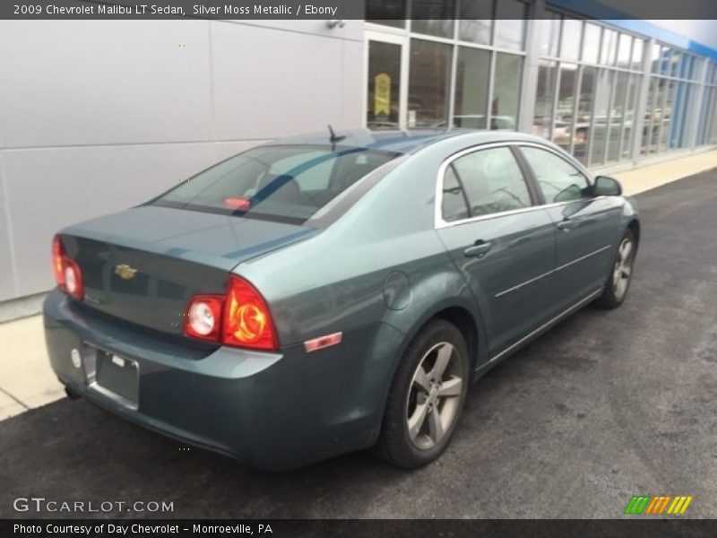 Silver Moss Metallic / Ebony 2009 Chevrolet Malibu LT Sedan