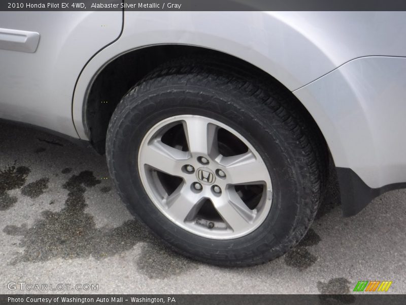 Alabaster Silver Metallic / Gray 2010 Honda Pilot EX 4WD