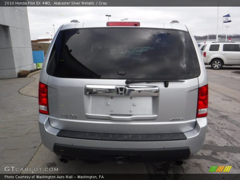 Alabaster Silver Metallic / Gray 2010 Honda Pilot EX 4WD