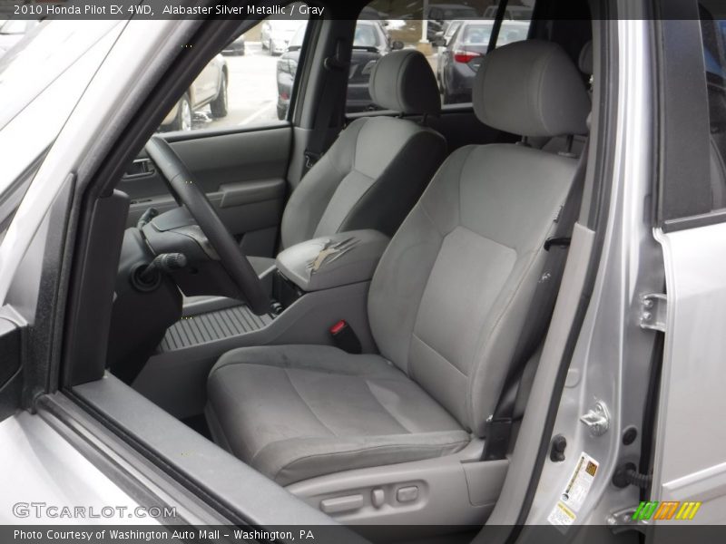 Alabaster Silver Metallic / Gray 2010 Honda Pilot EX 4WD