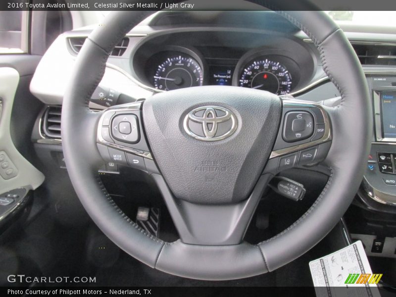 Celestial Silver Metallic / Light Gray 2016 Toyota Avalon Limited