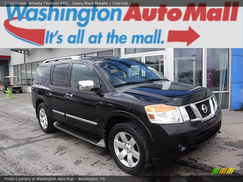 Galaxy Black Metallic / Charcoal 2010 Nissan Armada Titanium 4WD