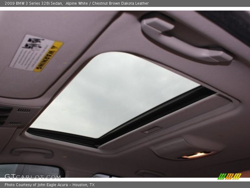 Alpine White / Chestnut Brown Dakota Leather 2009 BMW 3 Series 328i Sedan