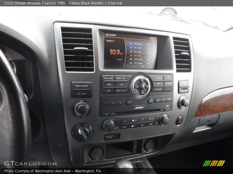 Galaxy Black Metallic / Charcoal 2010 Nissan Armada Titanium 4WD