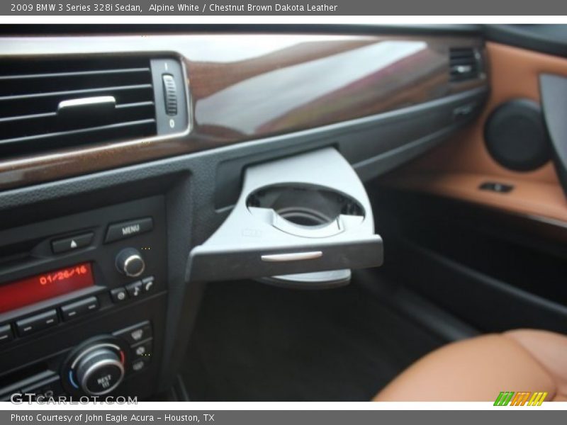 Alpine White / Chestnut Brown Dakota Leather 2009 BMW 3 Series 328i Sedan