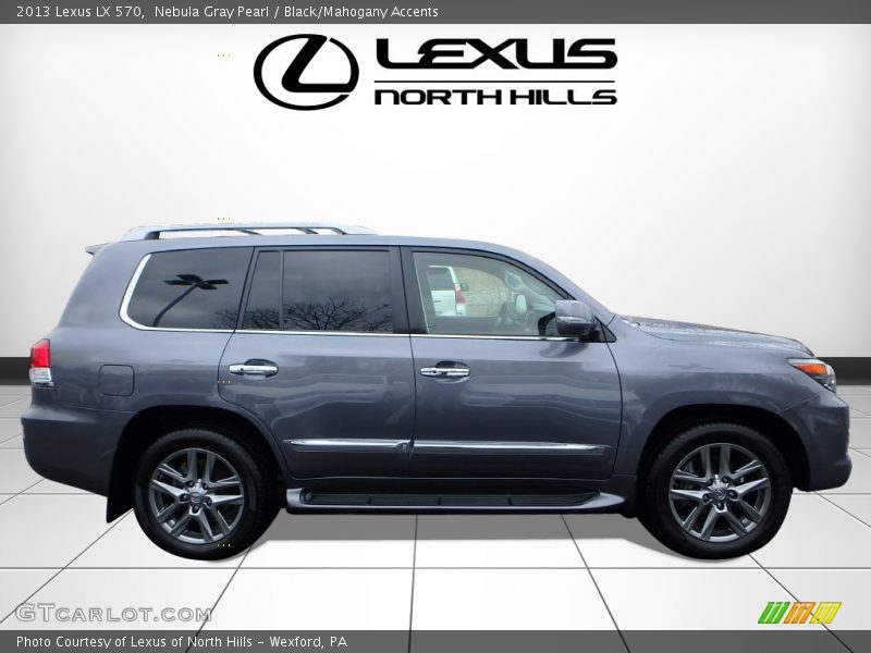 Nebula Gray Pearl / Black/Mahogany Accents 2013 Lexus LX 570