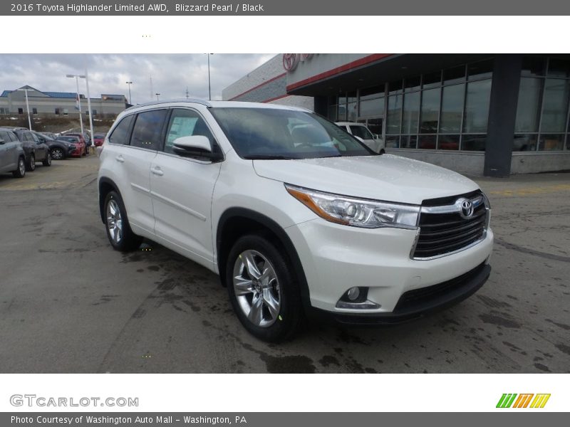 Front 3/4 View of 2016 Highlander Limited AWD