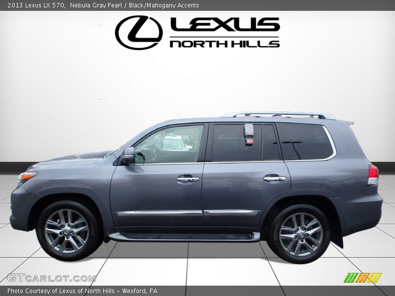 Nebula Gray Pearl / Black/Mahogany Accents 2013 Lexus LX 570