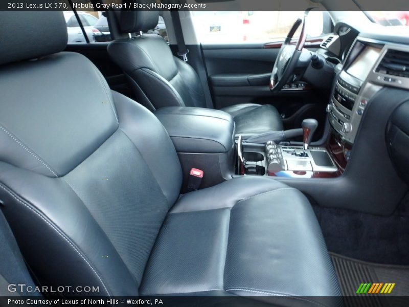 Nebula Gray Pearl / Black/Mahogany Accents 2013 Lexus LX 570