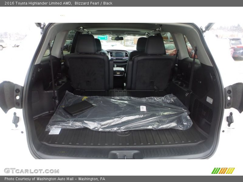 Blizzard Pearl / Black 2016 Toyota Highlander Limited AWD
