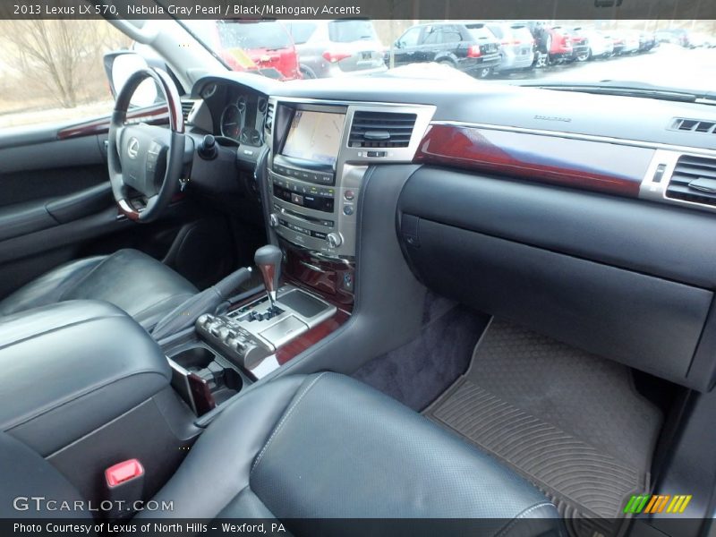 Nebula Gray Pearl / Black/Mahogany Accents 2013 Lexus LX 570