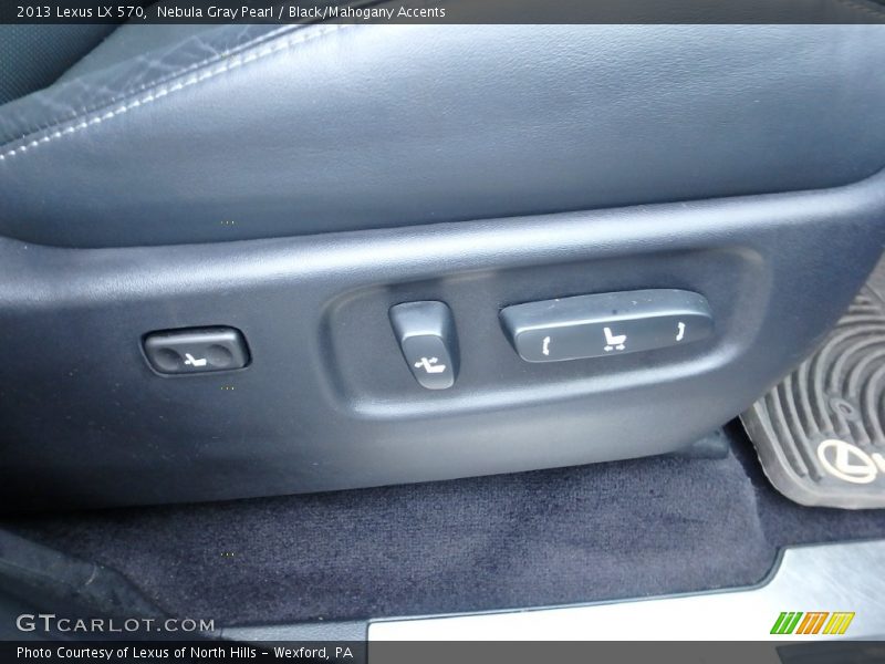 Nebula Gray Pearl / Black/Mahogany Accents 2013 Lexus LX 570