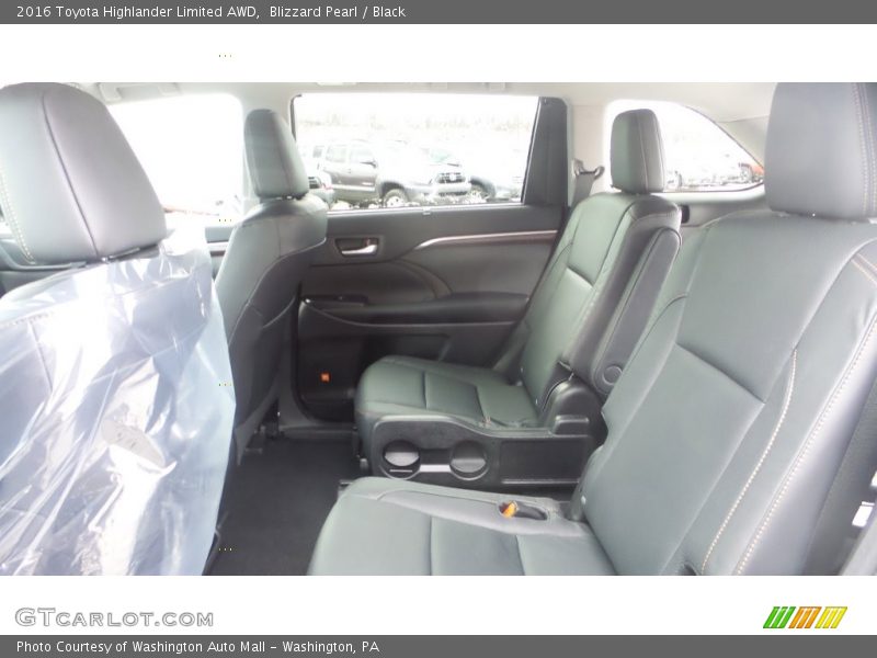 Blizzard Pearl / Black 2016 Toyota Highlander Limited AWD