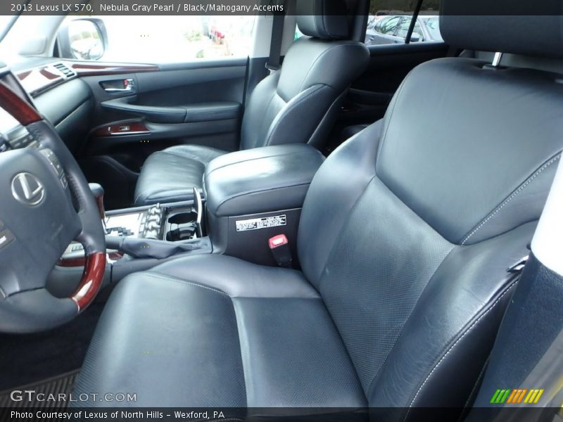 Nebula Gray Pearl / Black/Mahogany Accents 2013 Lexus LX 570