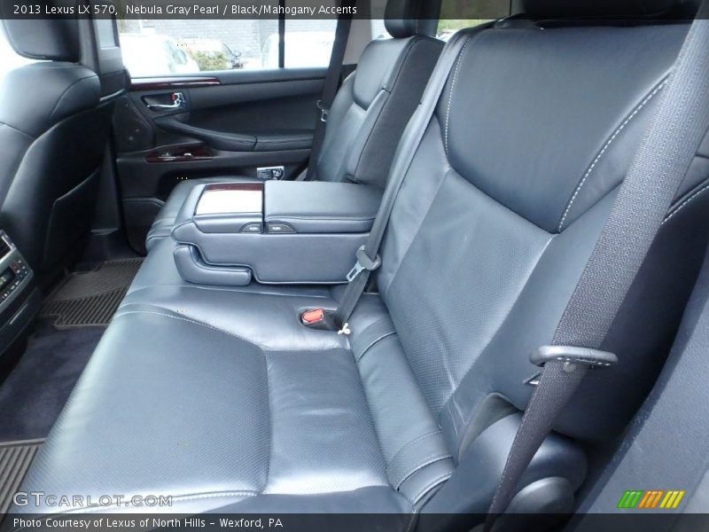 Nebula Gray Pearl / Black/Mahogany Accents 2013 Lexus LX 570