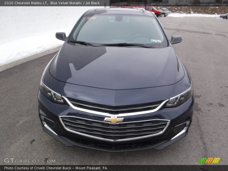 Blue Velvet Metallic / Jet Black 2016 Chevrolet Malibu LT