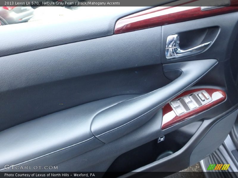 Nebula Gray Pearl / Black/Mahogany Accents 2013 Lexus LX 570