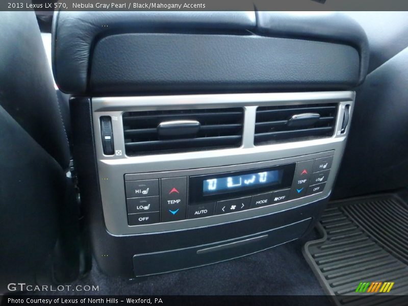 Nebula Gray Pearl / Black/Mahogany Accents 2013 Lexus LX 570