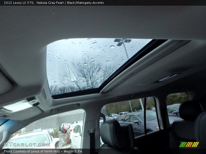 Nebula Gray Pearl / Black/Mahogany Accents 2013 Lexus LX 570
