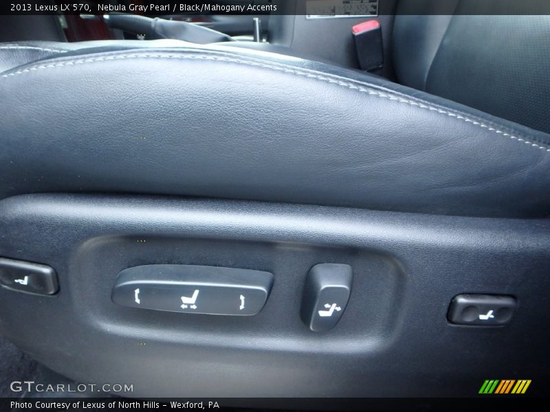 Nebula Gray Pearl / Black/Mahogany Accents 2013 Lexus LX 570