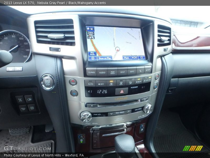 Nebula Gray Pearl / Black/Mahogany Accents 2013 Lexus LX 570