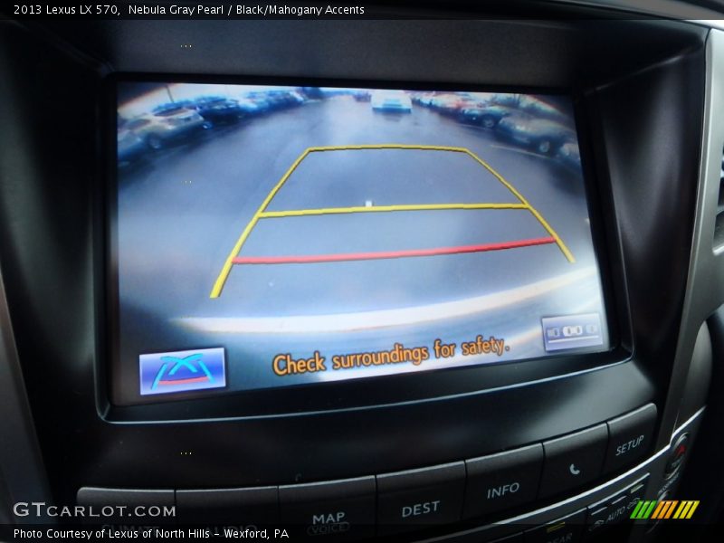 Nebula Gray Pearl / Black/Mahogany Accents 2013 Lexus LX 570