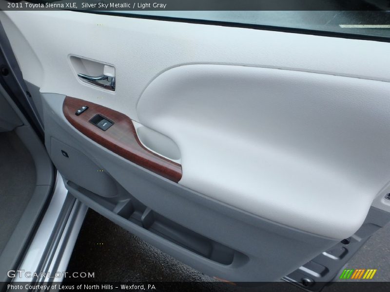 Silver Sky Metallic / Light Gray 2011 Toyota Sienna XLE