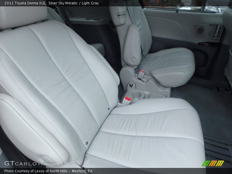 Silver Sky Metallic / Light Gray 2011 Toyota Sienna XLE