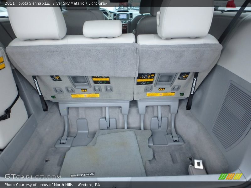Silver Sky Metallic / Light Gray 2011 Toyota Sienna XLE