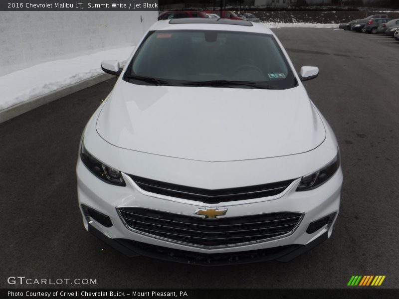 Summit White / Jet Black 2016 Chevrolet Malibu LT