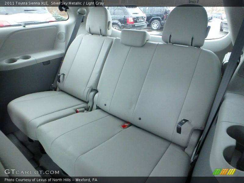 Silver Sky Metallic / Light Gray 2011 Toyota Sienna XLE