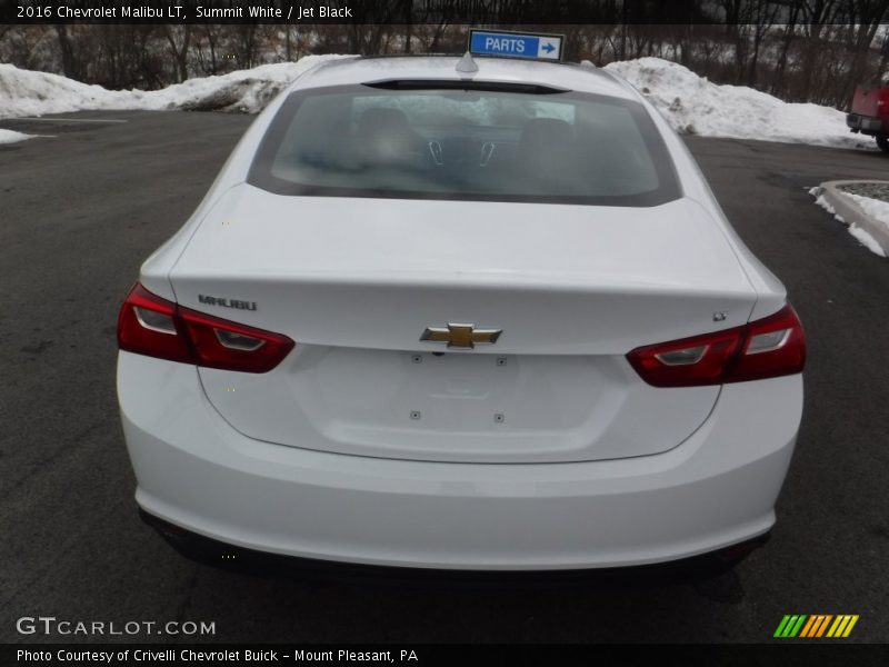 Summit White / Jet Black 2016 Chevrolet Malibu LT
