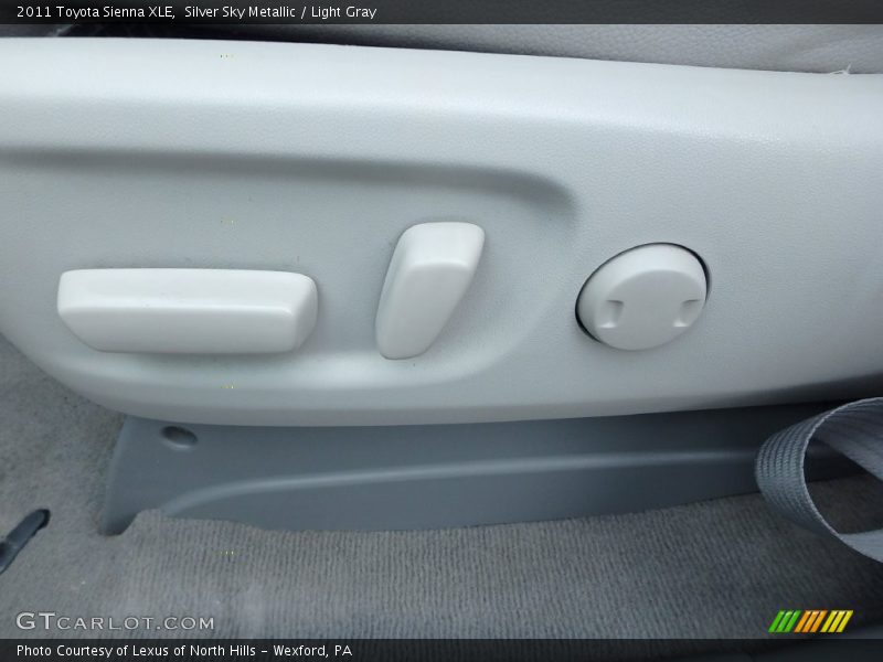 Silver Sky Metallic / Light Gray 2011 Toyota Sienna XLE