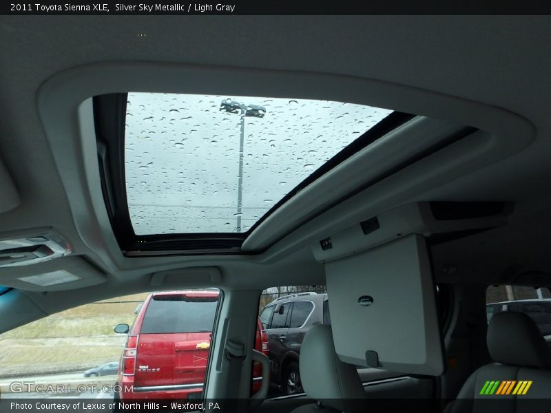 Silver Sky Metallic / Light Gray 2011 Toyota Sienna XLE