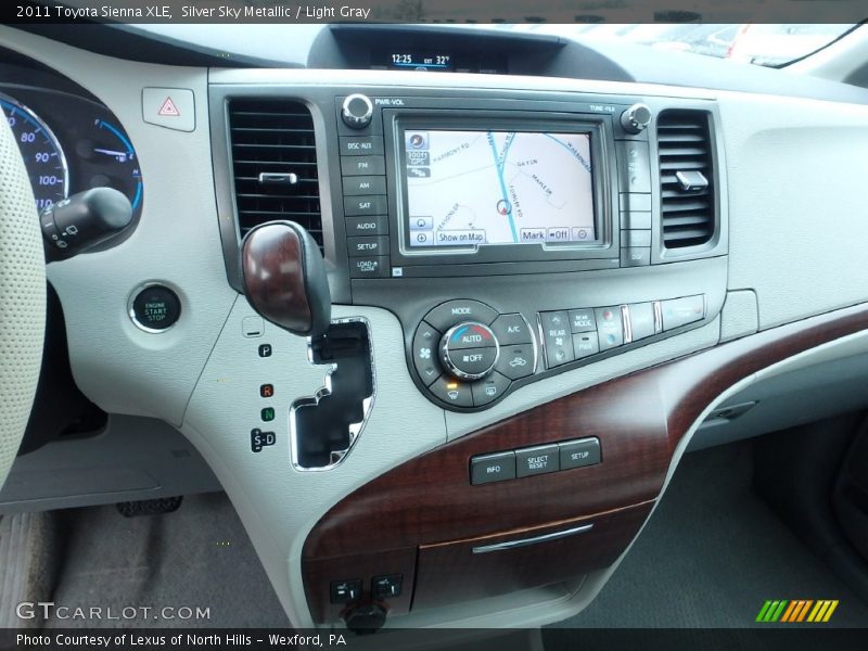 Silver Sky Metallic / Light Gray 2011 Toyota Sienna XLE