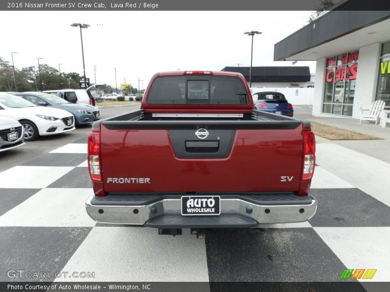 Lava Red / Beige 2016 Nissan Frontier SV Crew Cab