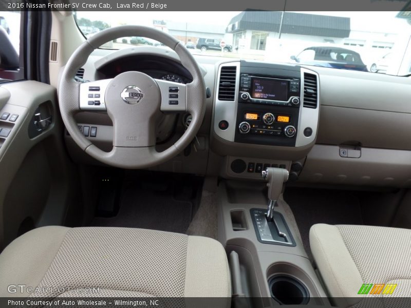 Lava Red / Beige 2016 Nissan Frontier SV Crew Cab