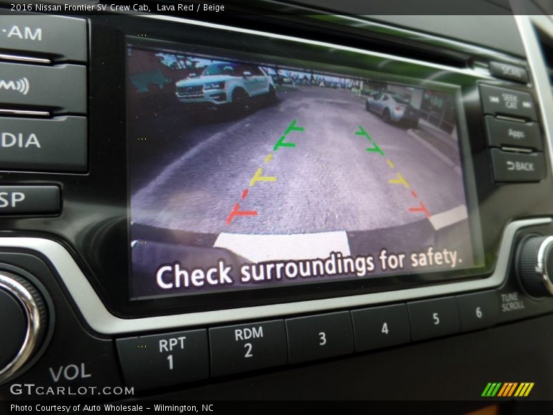 Lava Red / Beige 2016 Nissan Frontier SV Crew Cab